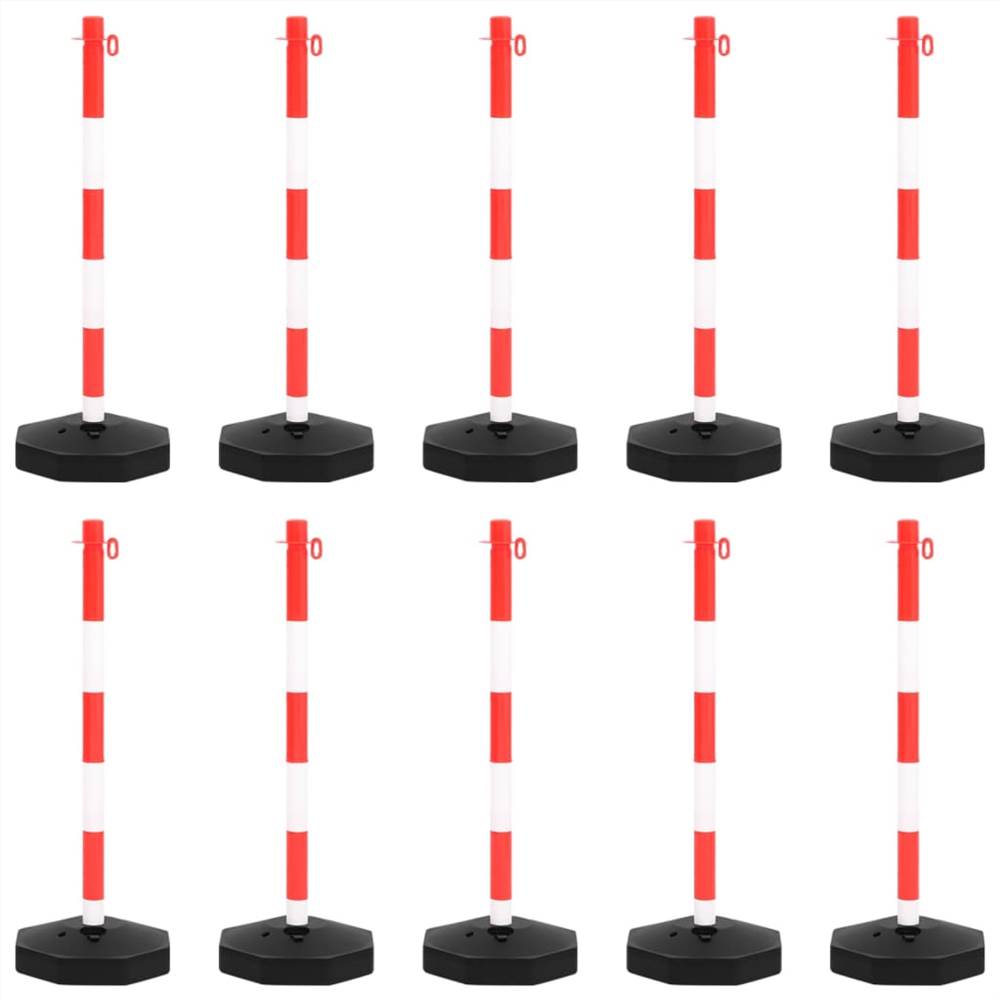 Chain Post Set with 10 m Plastic Chain