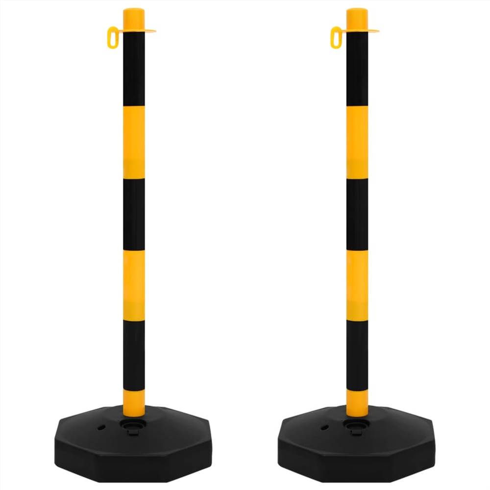 Chain Post Set with 10 m Plastic Chain