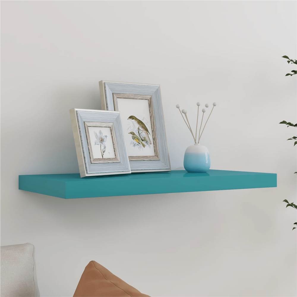 

Floating Wall Shelf Blue 60x23.5x3.8 cm MDF