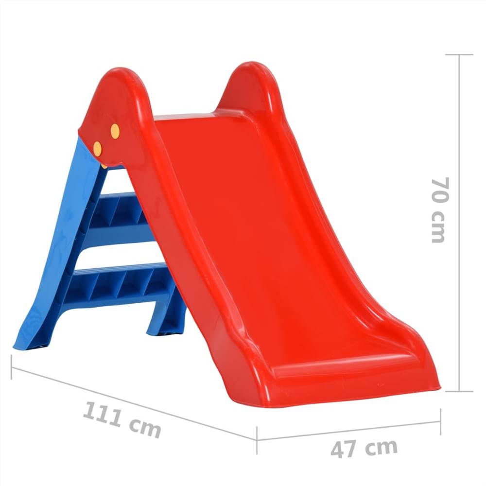 Slide for Kids Foldable 111 cm Multicolour