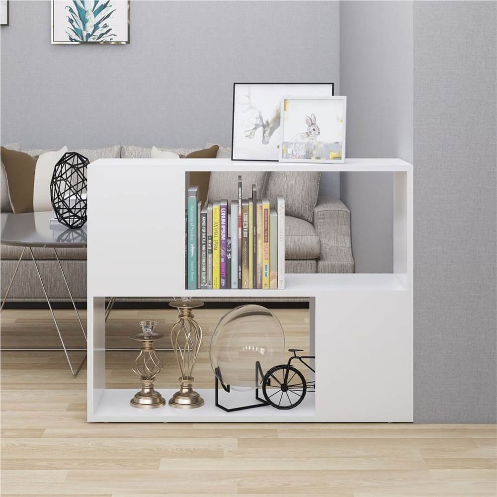 

TV Cabinet White 80x24x63 cm Chipboard