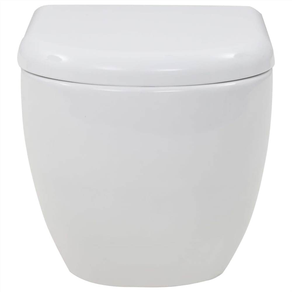 WallHung Toilet with Concealed High Cistern Ceramic