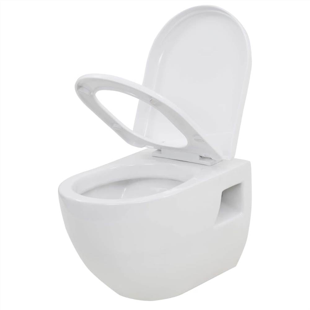 WallHung Toilet with Concealed High Cistern Ceramic