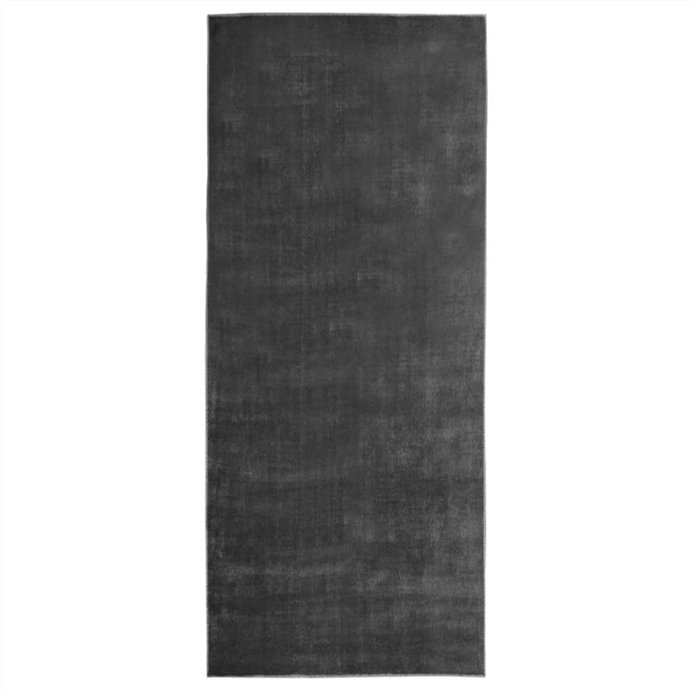 

Carpet Runner Washable Foldable Anthracite 80x200 cm Polyester