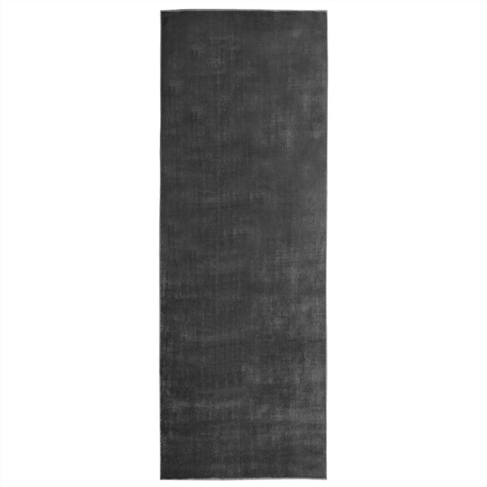 

Carpet Runner Washable Foldable Anthracite 80x300 cm Polyester