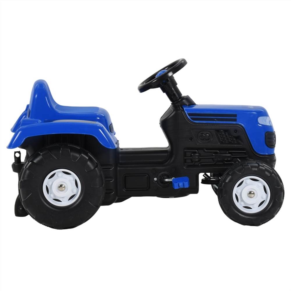 Pedal Tractor for Kids Blue