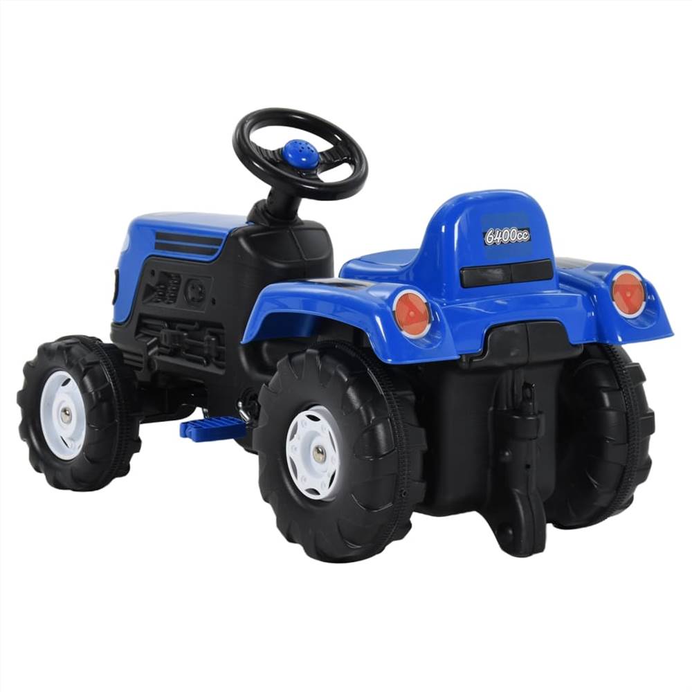 Pedal Tractor for Kids Blue