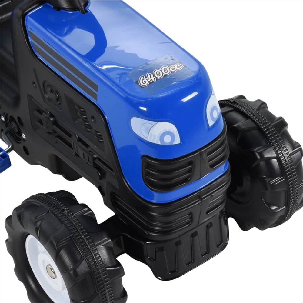 Pedal Tractor for Kids Blue