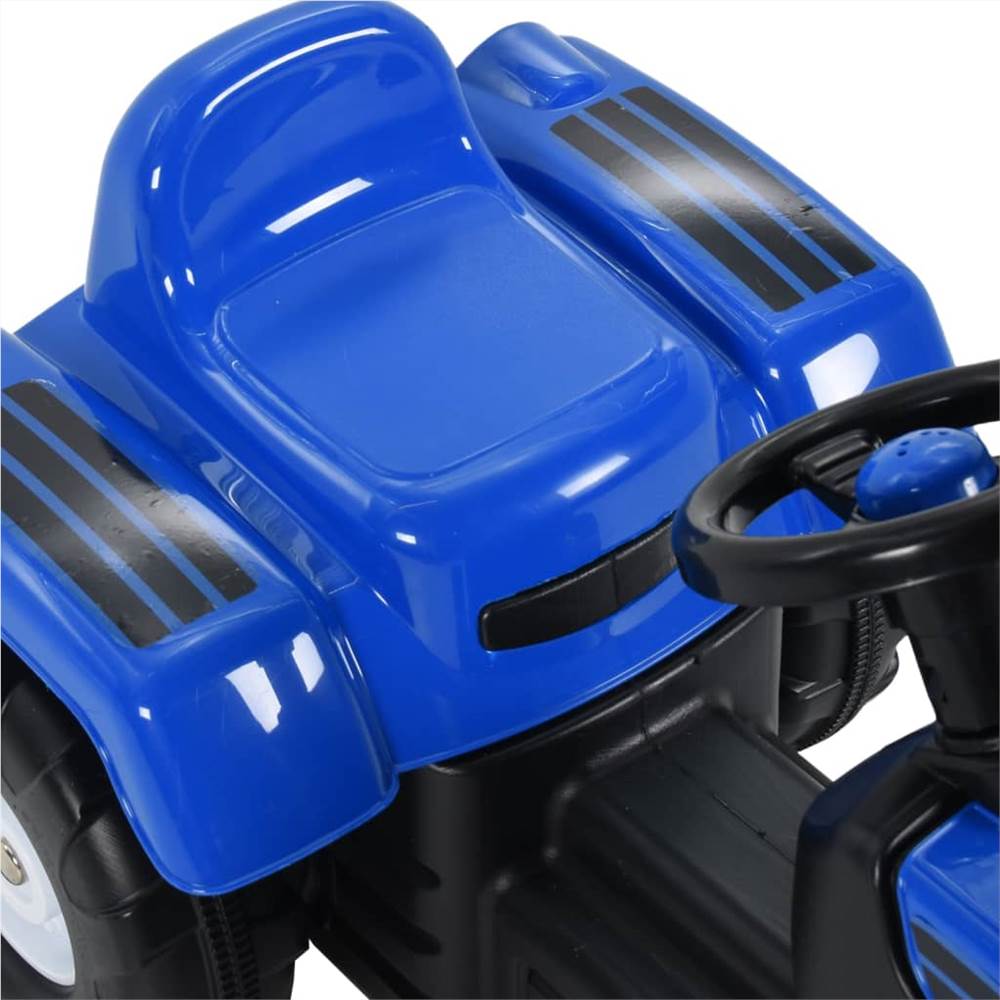 Pedal Tractor for Kids Blue