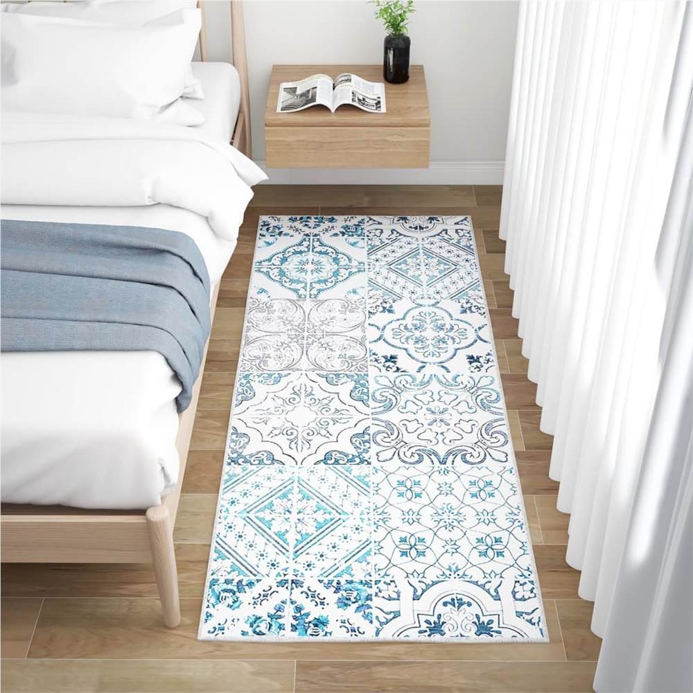 

Printed Carpet Runner Washable Foldable 80x200 cm Polyester
