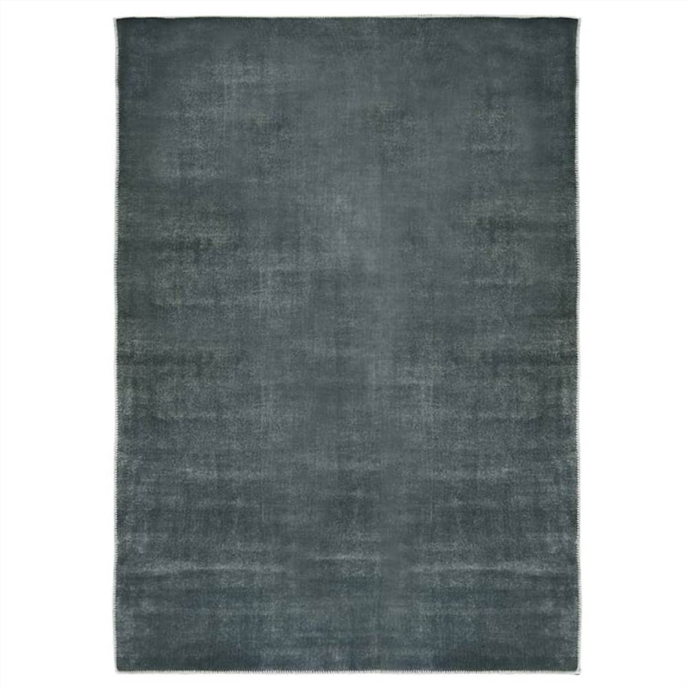 

Rug Washable Foldable Grey 120x170 cm Polyester