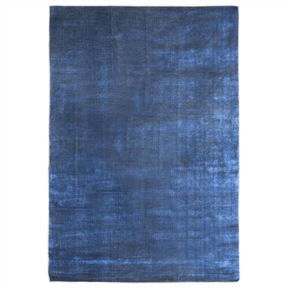 

Rug Washable Foldable Navy 180x270 cm Polyester