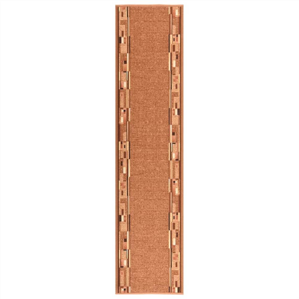 

Carpet Runner Brown 100x350 cm Anti Slip