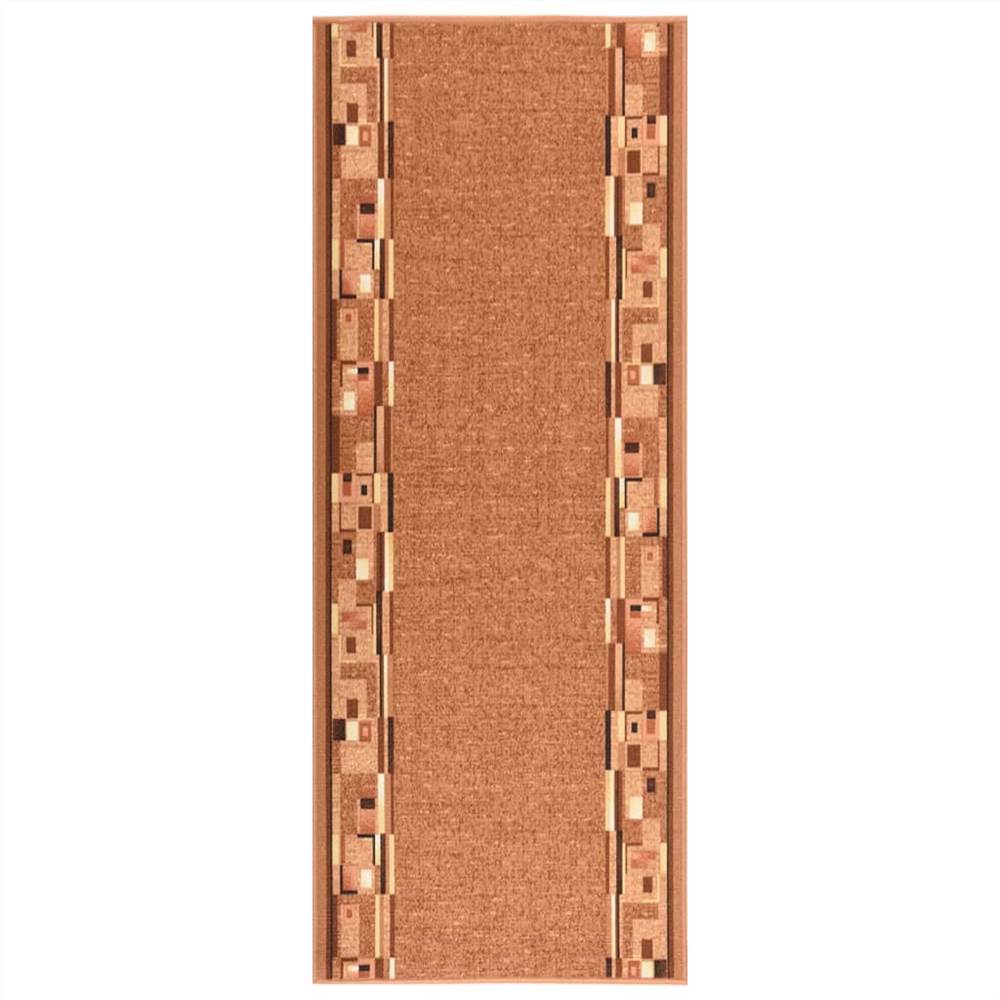 

Carpet Runner Brown 67x200 cm Anti Slip