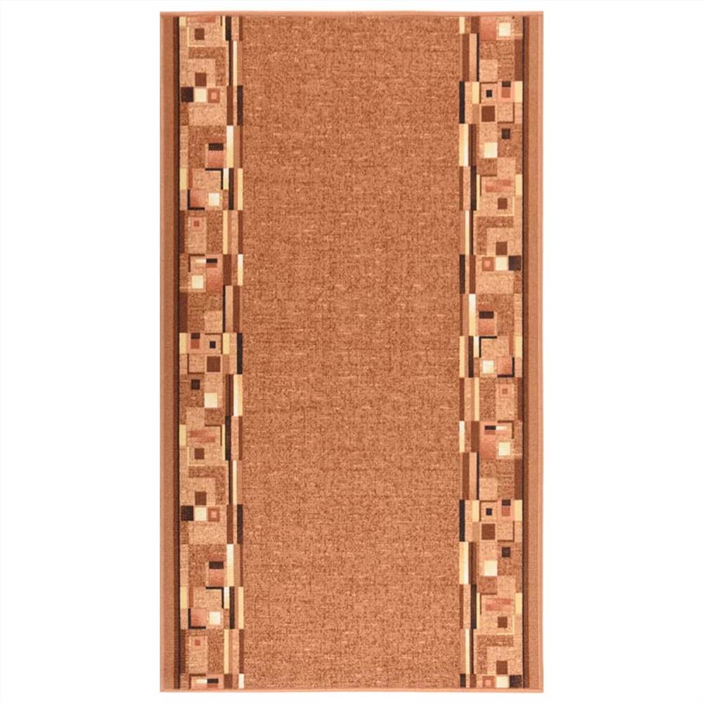

Carpet Runner Brown 80x150 cm Anti Slip