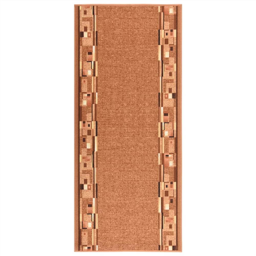 

Carpet Runner Brown 80x200 cm Anti Slip