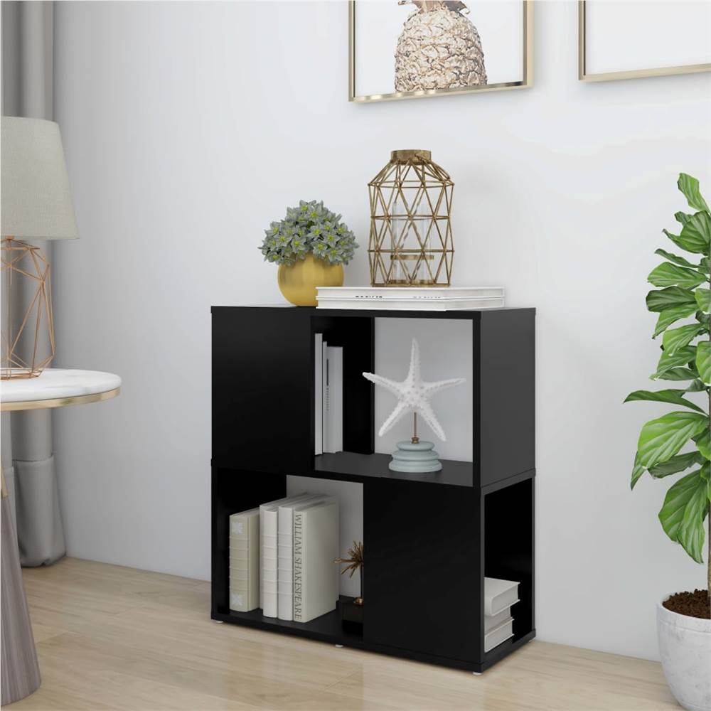 

Book Cabinet Black 60x24x63 cm Chipboard