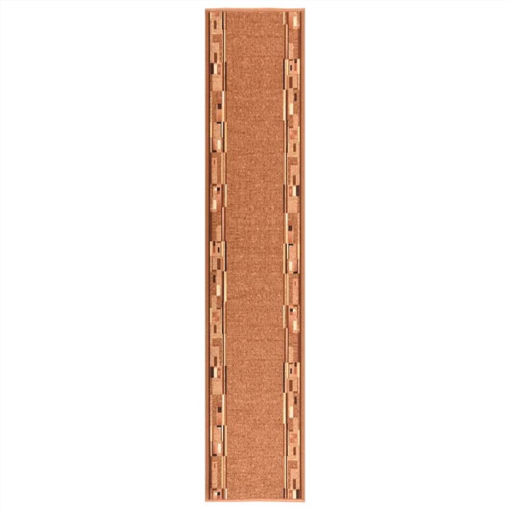 

Carpet Runner Brown 67x350 cm Anti Slip