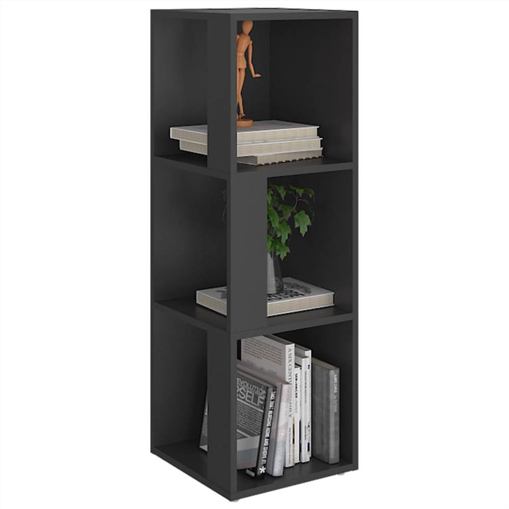 Corner Grey 33x33x100 cm Chipboard