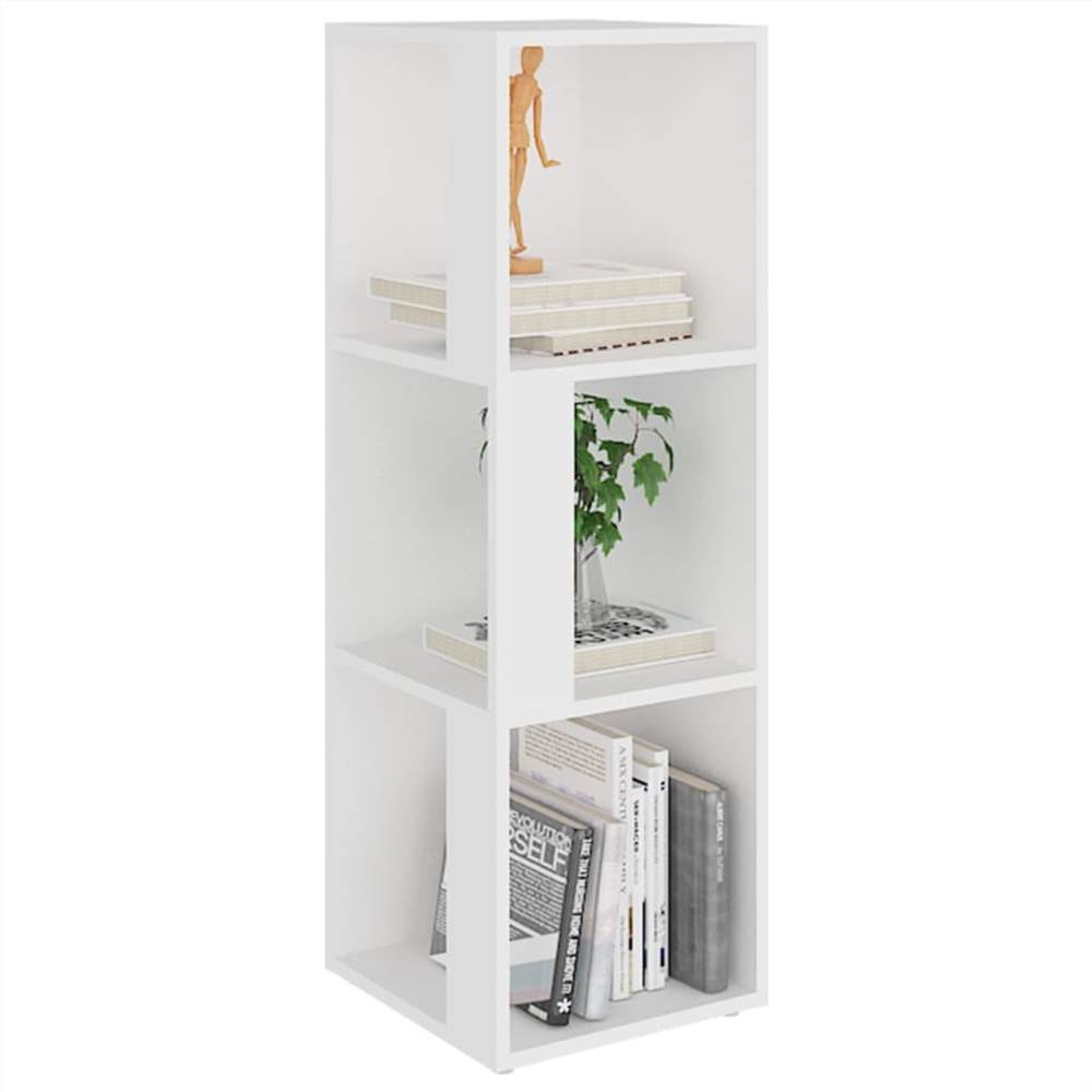 Corner Cabinet White 33x33x100 cm Chipboard