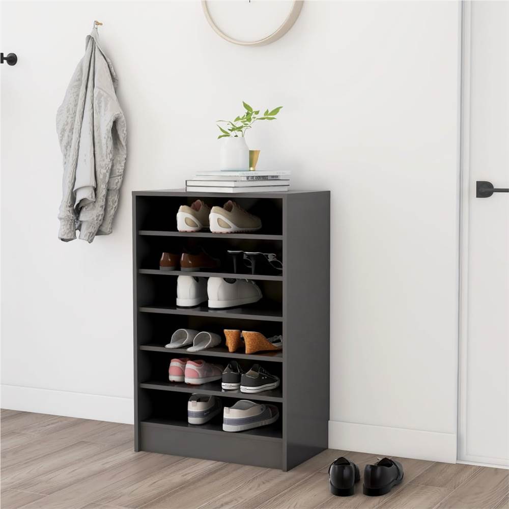 

Shoe Cabinet Grey 60x35x92 cm Chipboard
