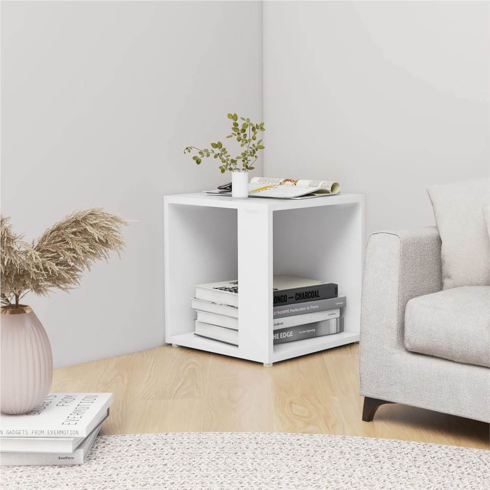 

Side Table White 33x33x34.5 cm Chipboard