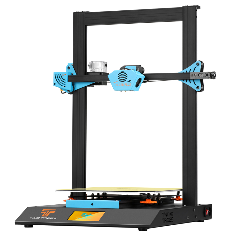ZWEI BÄUME Bluer Plus 3D-Drucker Automatische Nivellierung TMC2209/MKS Robin Nano/Stromwiederaufnahme/Filament-Auslauferkennung 300 x 300 x 400 m