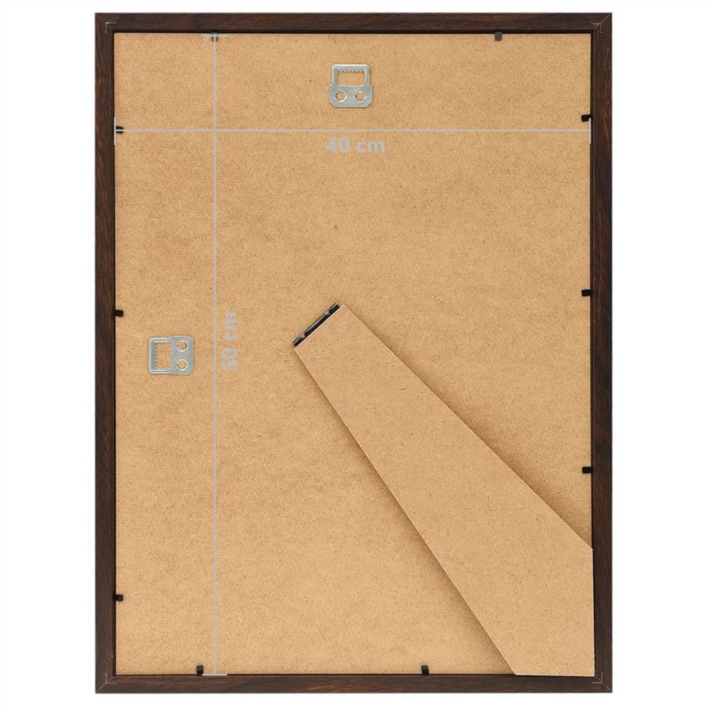 Photo Frames Collage 5 pcs for Wall or Table Black 40x50 cm MDF