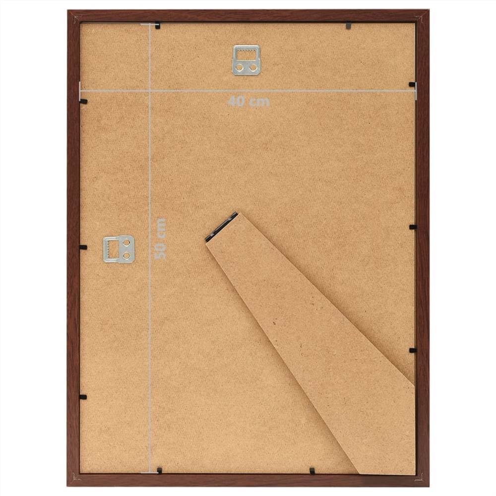 Photo Frames Collage 5 pcs for Wall or Table Brown 40x50 cm MDF