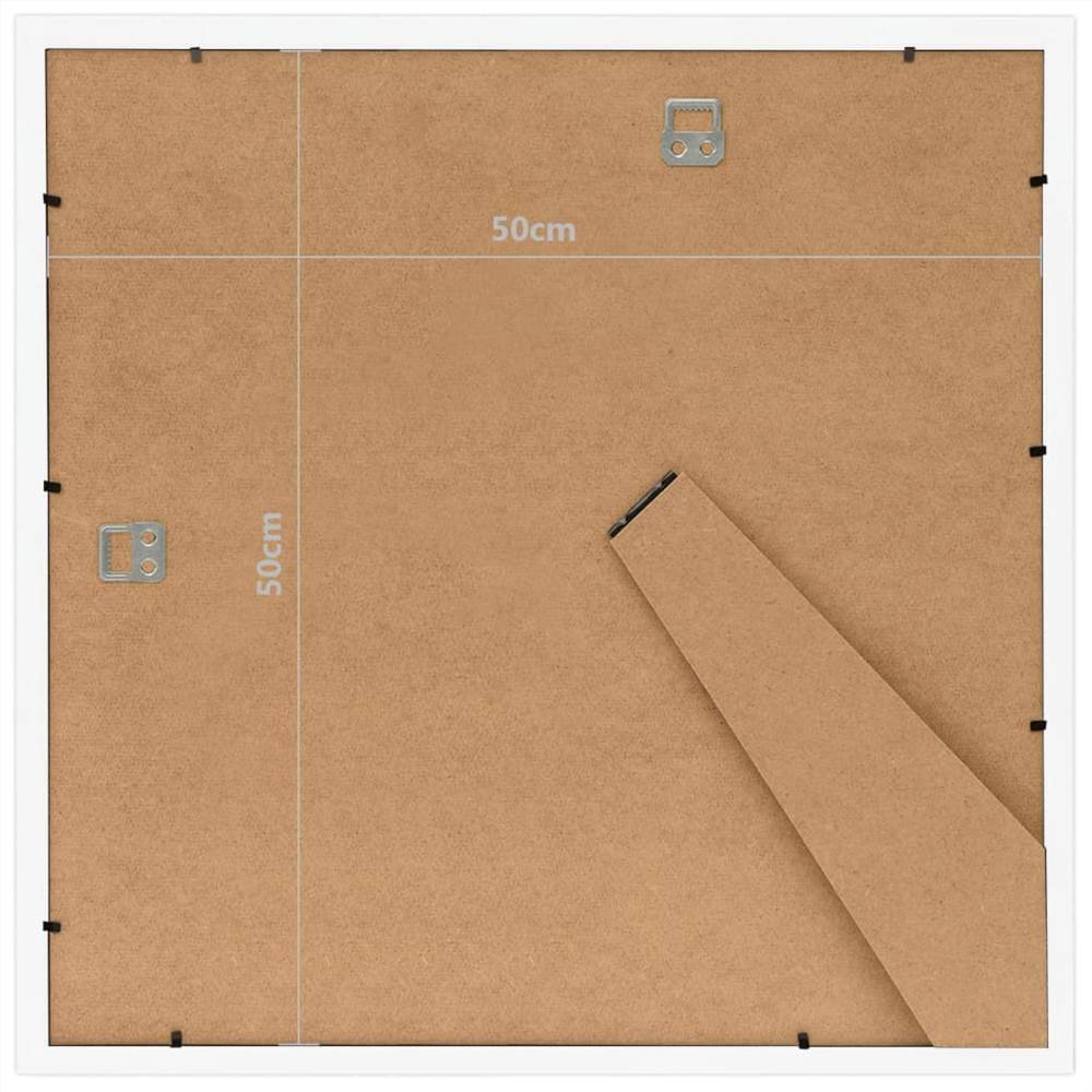 Photo Frames Collage 5 pcs for Wall or Table White 50x50 cm MDF
