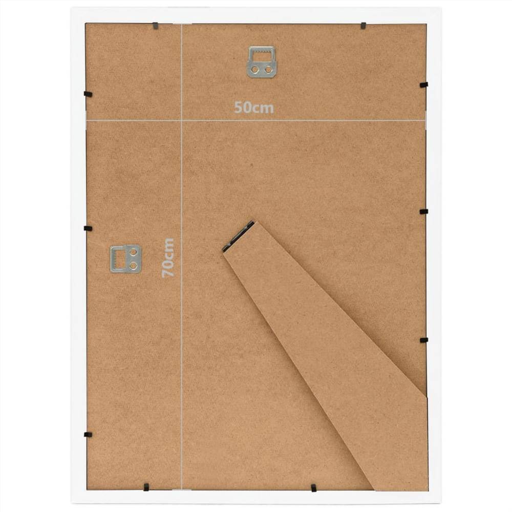 Photo Frames Collage 5 pcs for Wall or Table White 50x70 cm MDF