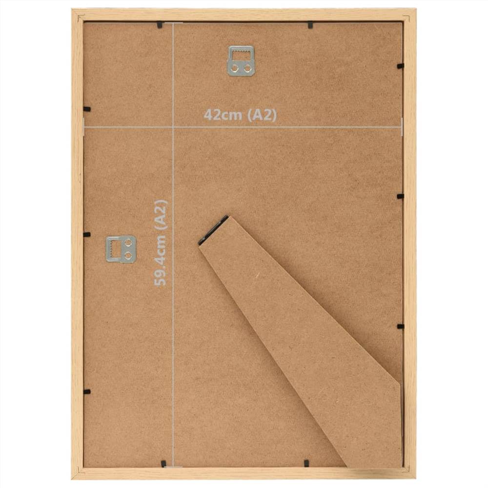 Photo Frames Collage 5pcs for Wall or Table Light Oak 42x59.4cm