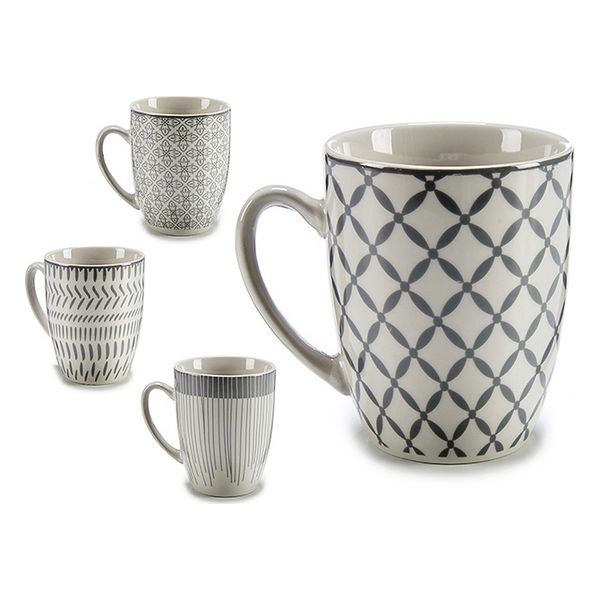 Porcelain Cup Grey (8.5 x 10.5 x 11.5 cm)