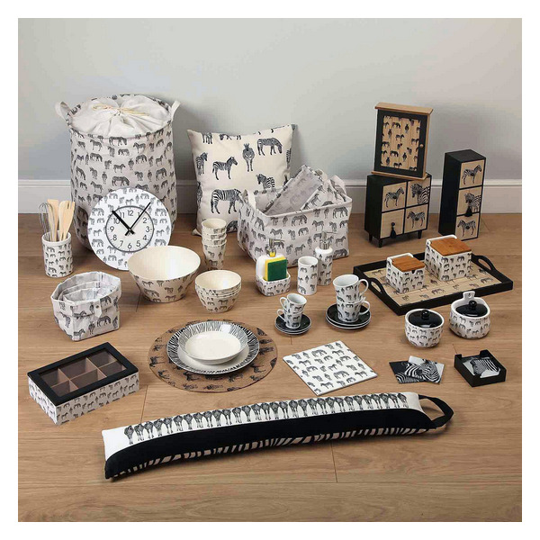 

18PCS Zebra Porcelain Tableware Set