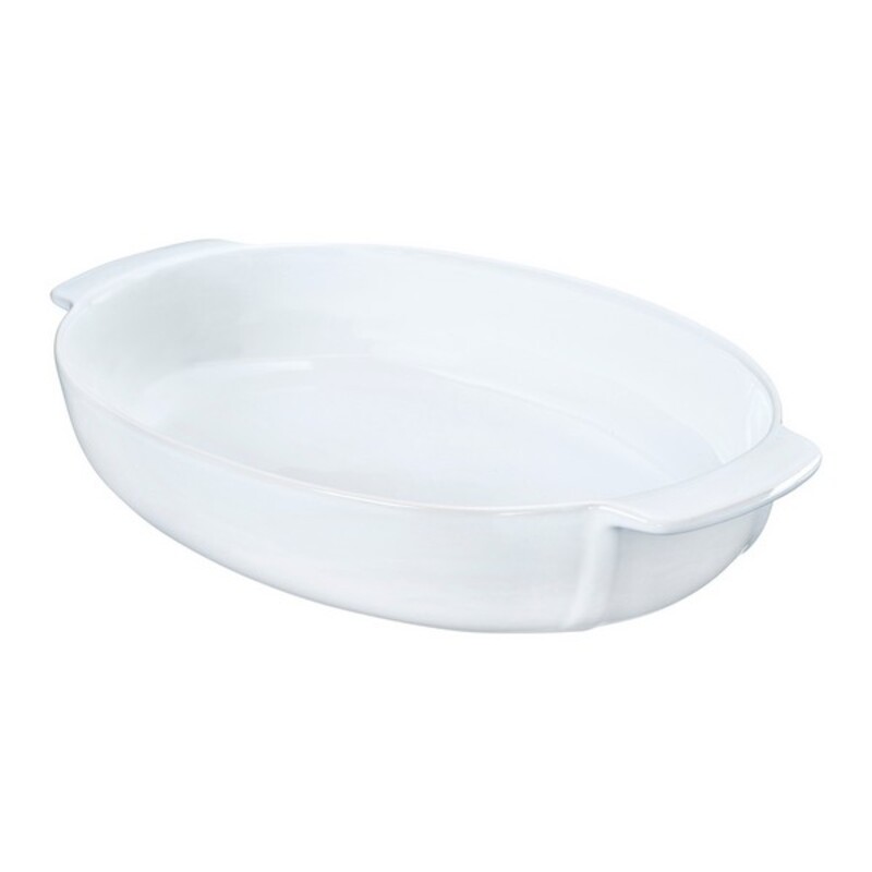 Fuente para Horno Pyrex Blanco Cer&aacute;mica (35 x 23 cm)