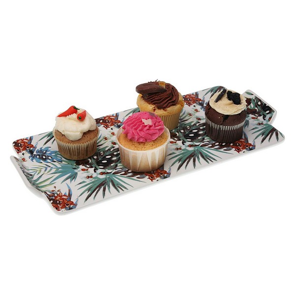 

Tropical Style Porcelain Tray (16.3 x 2.5 x 36.5 cm)