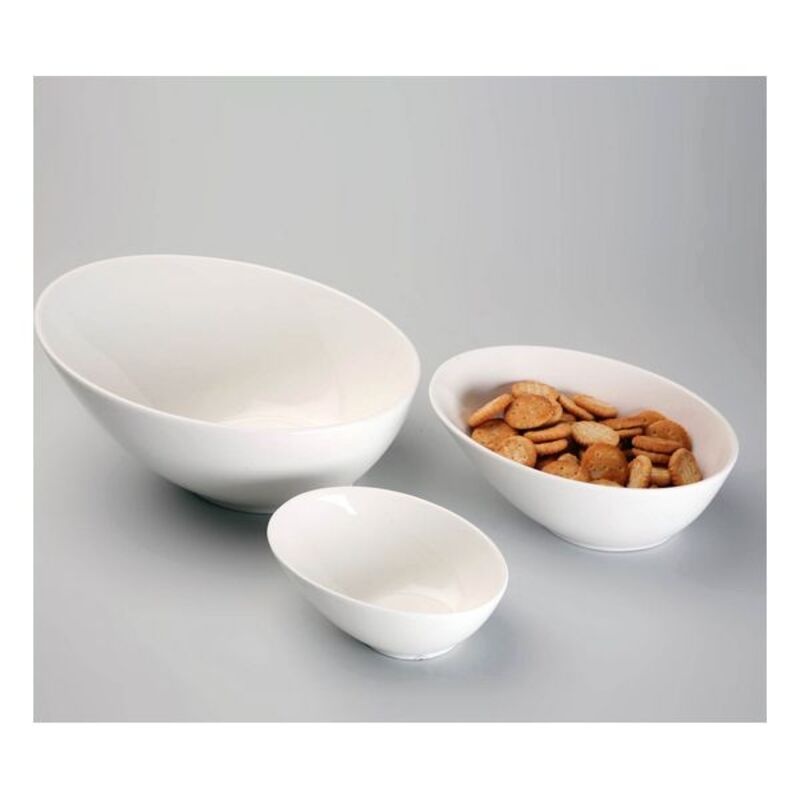 

Kitchen Tableware Porcelain Bowl (14 x 7.5 x 18 cm)