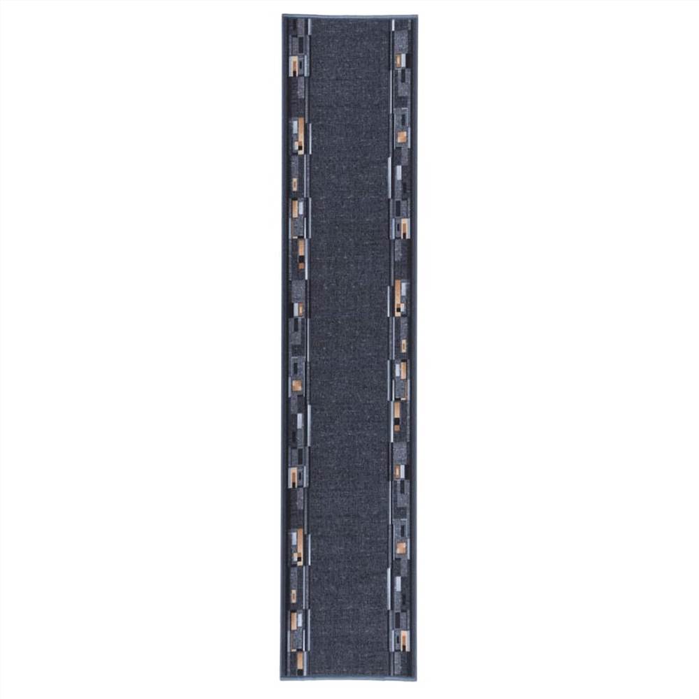 

Carpet Runner Anthracite 80x400 cm Anti Slip