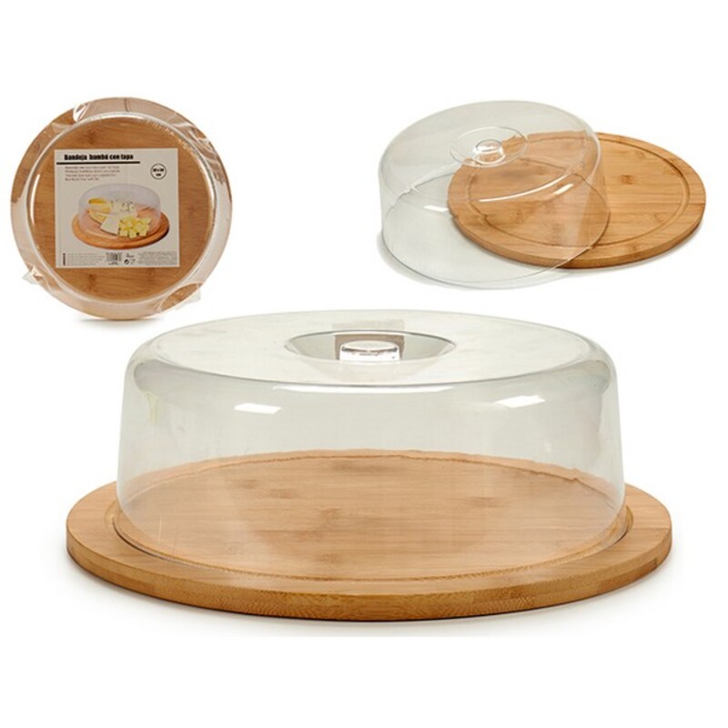 Kitchen Tableware Cheeseboard with Lid (30 x 10 x 30 cm)