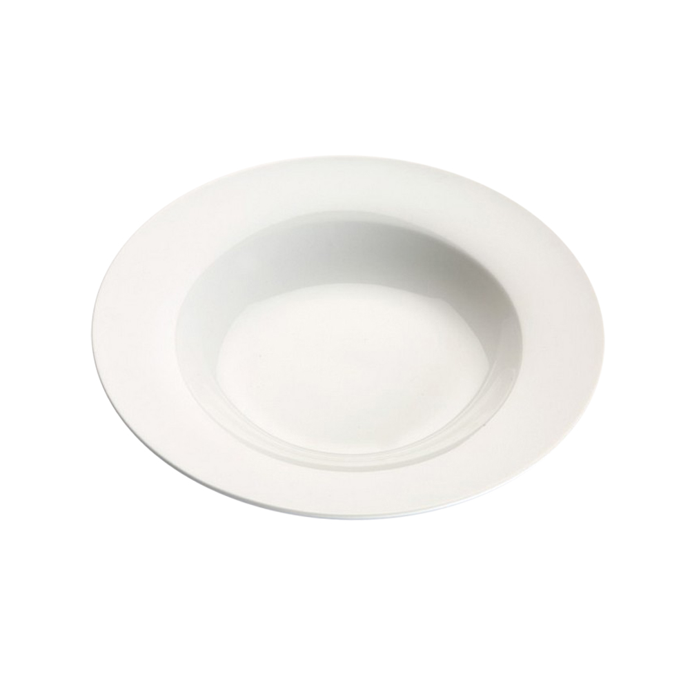 

Circular Porcelain Deep Plate White (23 x 23 cm)