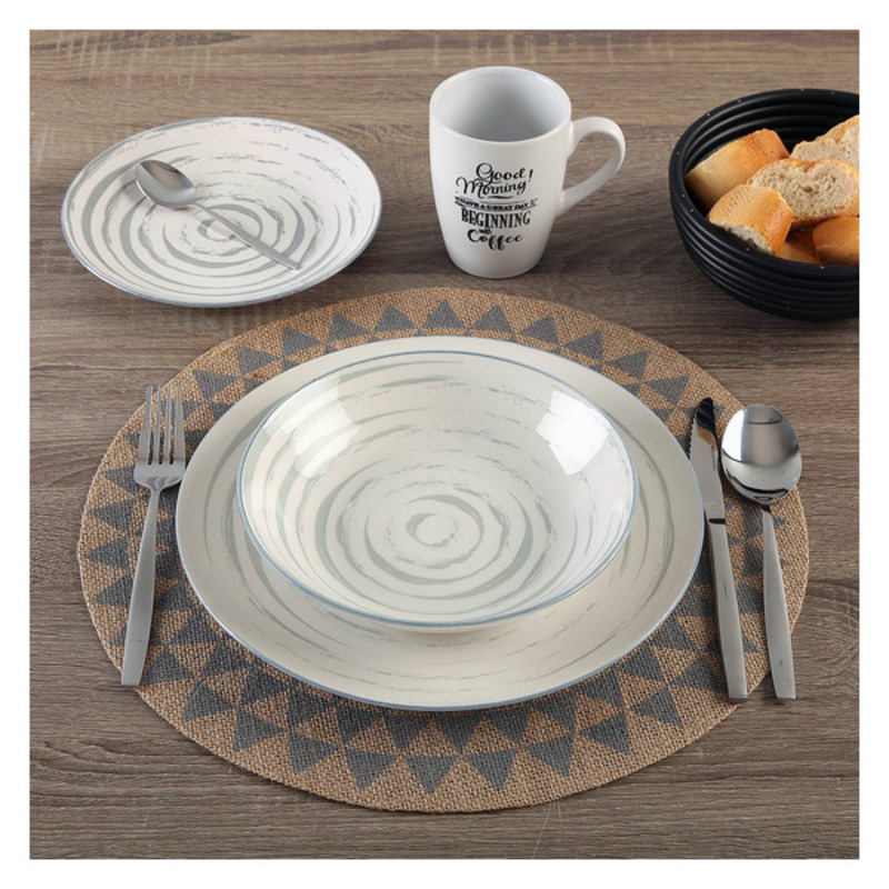 

Espiral 18 Pieces Porcelain Dinnerware Set