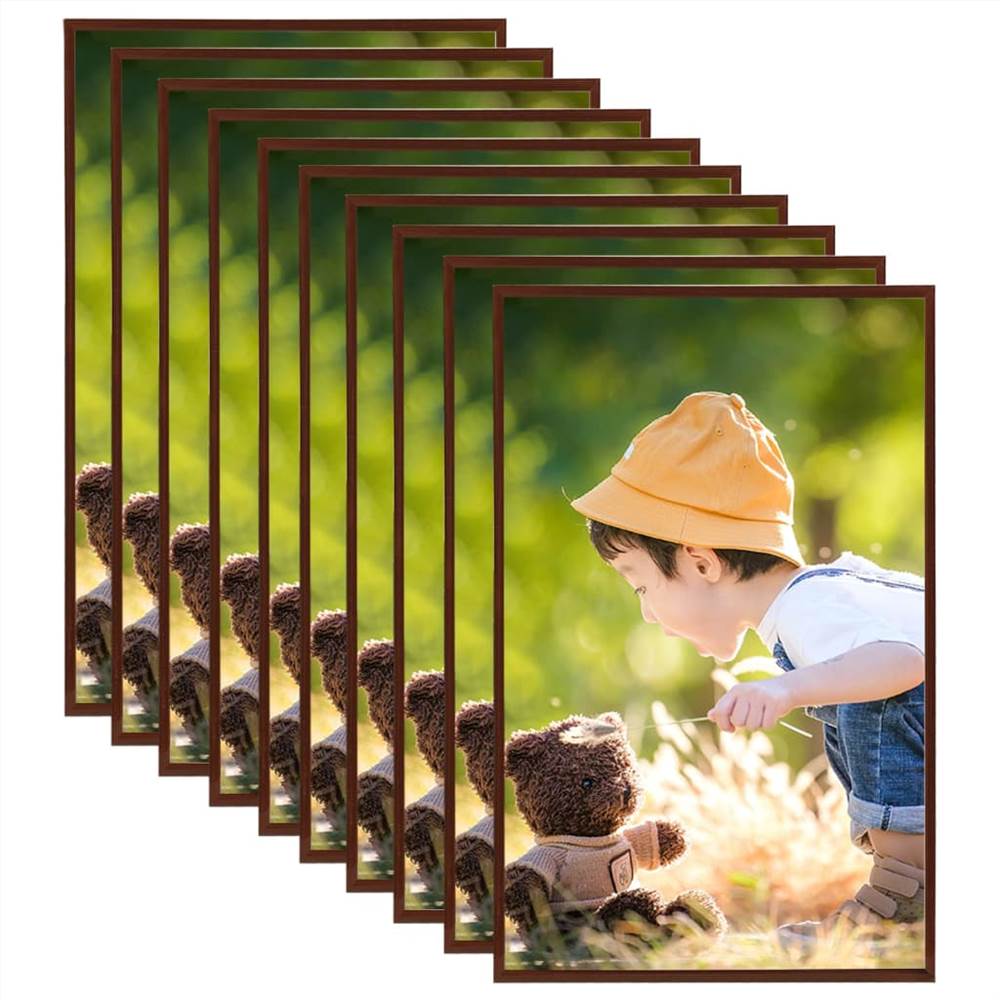 

Photo Frames Collage 10pcs for Wall or Table Bronze 10x15cm MDF