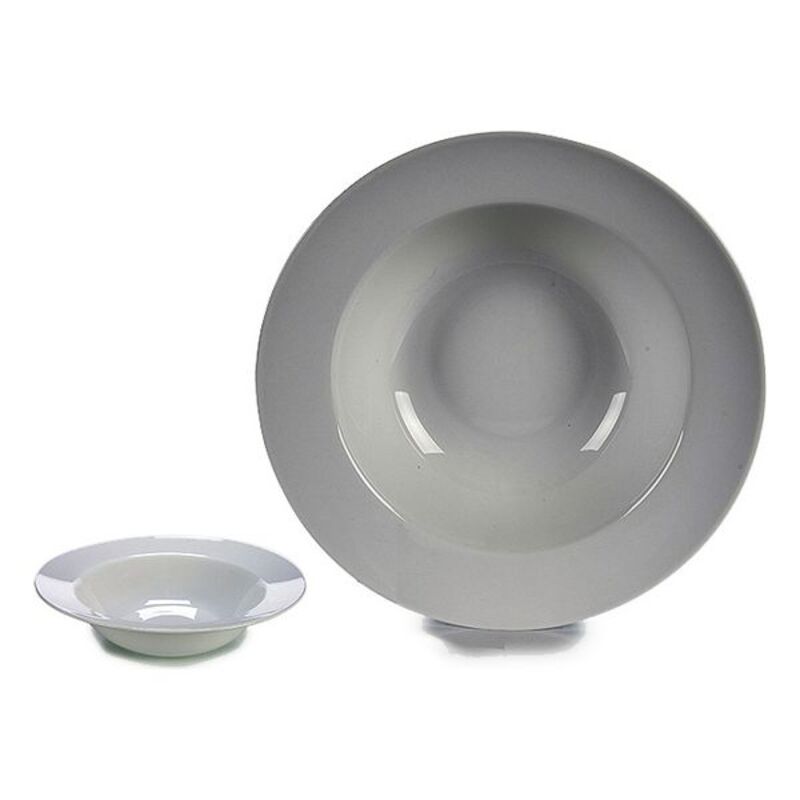 

Kitchen Tableware Porcelain Plate White (30 x 7.5 x 30 cm)