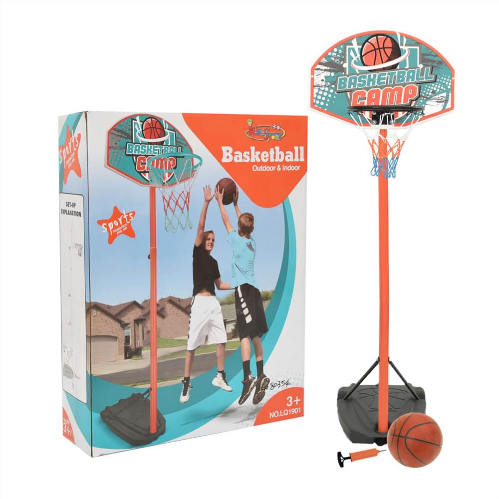 Bärbar basketlekset Justerbar 180-230 cm