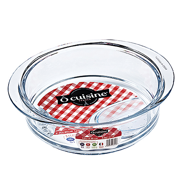 

Cuisine 20cm Transparent Glass Serving Platter