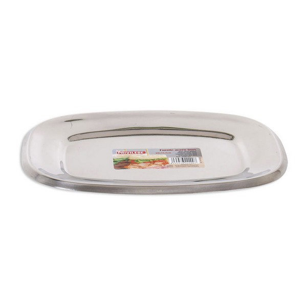 

Privilege Stainless Steel Rectangular Serving Platter (26.2 x 18.5 cm)