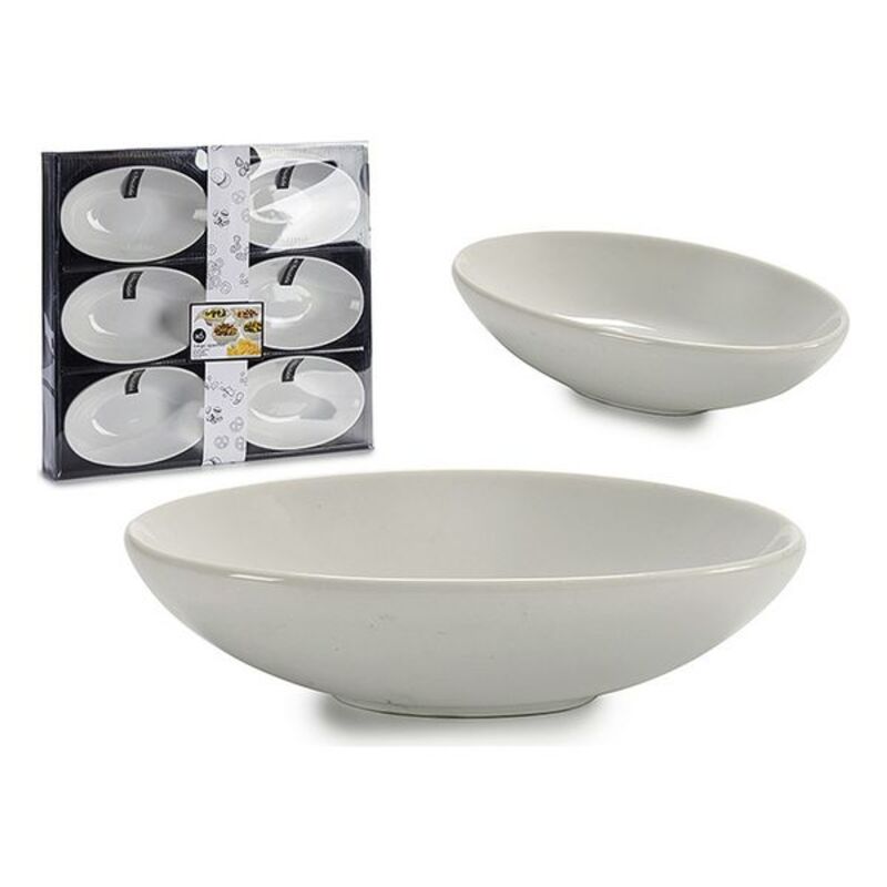 

6 Pieces Porcelain Bowl Set (9 x 3.5 x 14 cm)