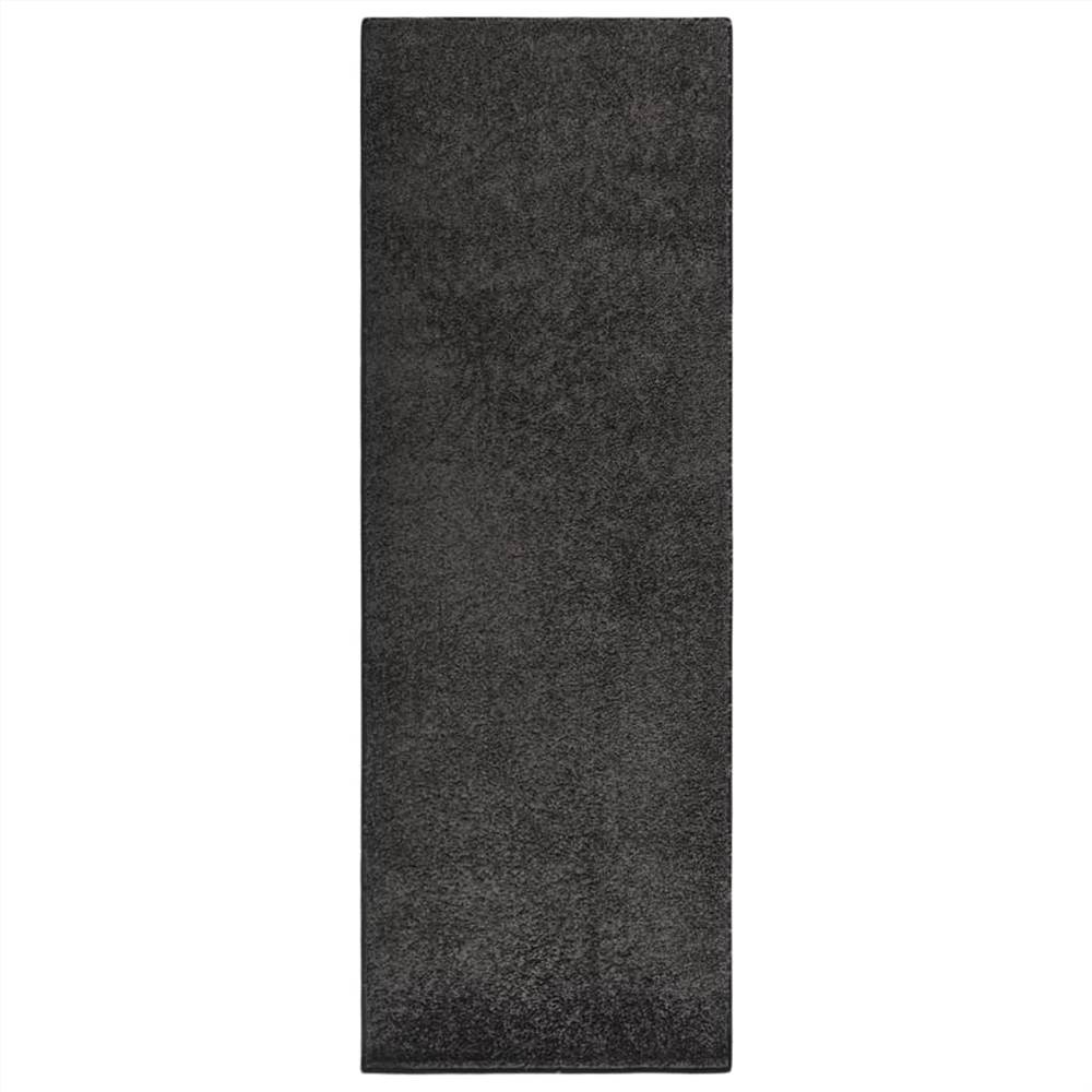 

Soft Pile Rug Anti-slip 57x150 cm Anthracite