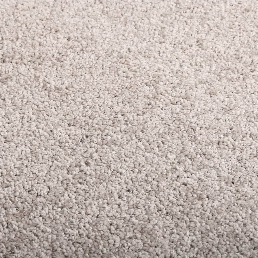 Soft Pile Rug Antislip 67x180 cm Camel