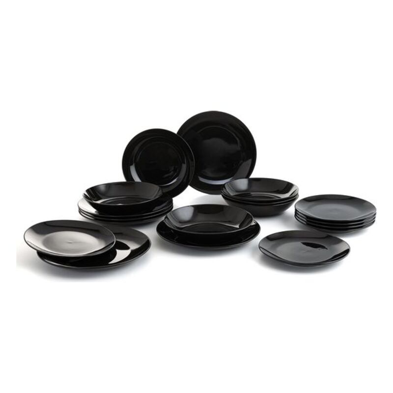 

Quid 18pcs Stoneware Tableware Black